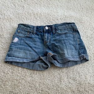 Old navy, girls jean shorts